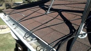Winterizing your roof against the fluctuating warming and cooling temperatures can be done by installing heating cables on your roof