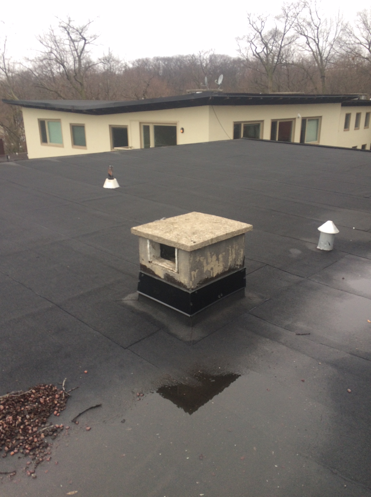 Torch applied membrane roof in Toronto