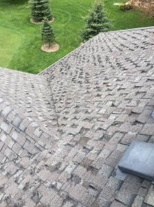 Deteriorated shingles residential home Pickering