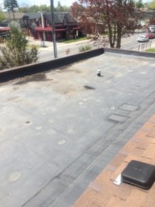 EPDM membrane system commercial roof Pickering