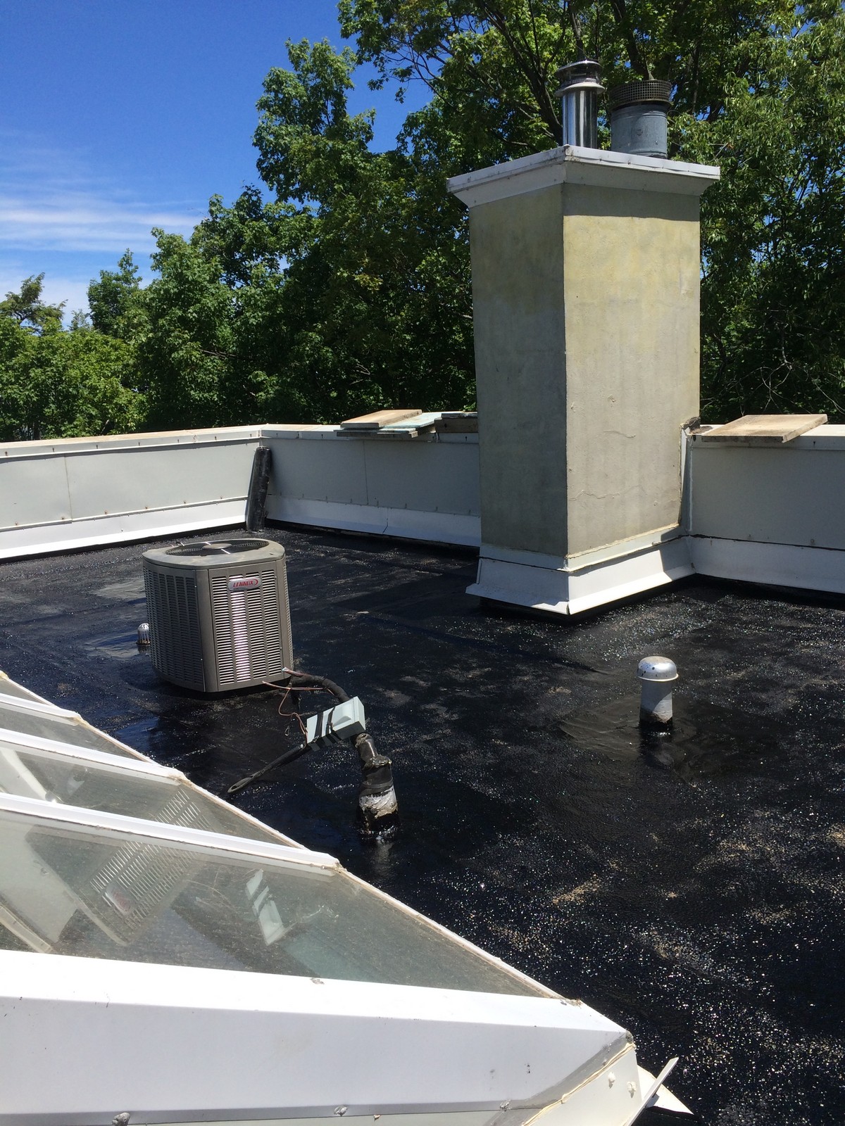 Torch down membrane roof in Scarborough