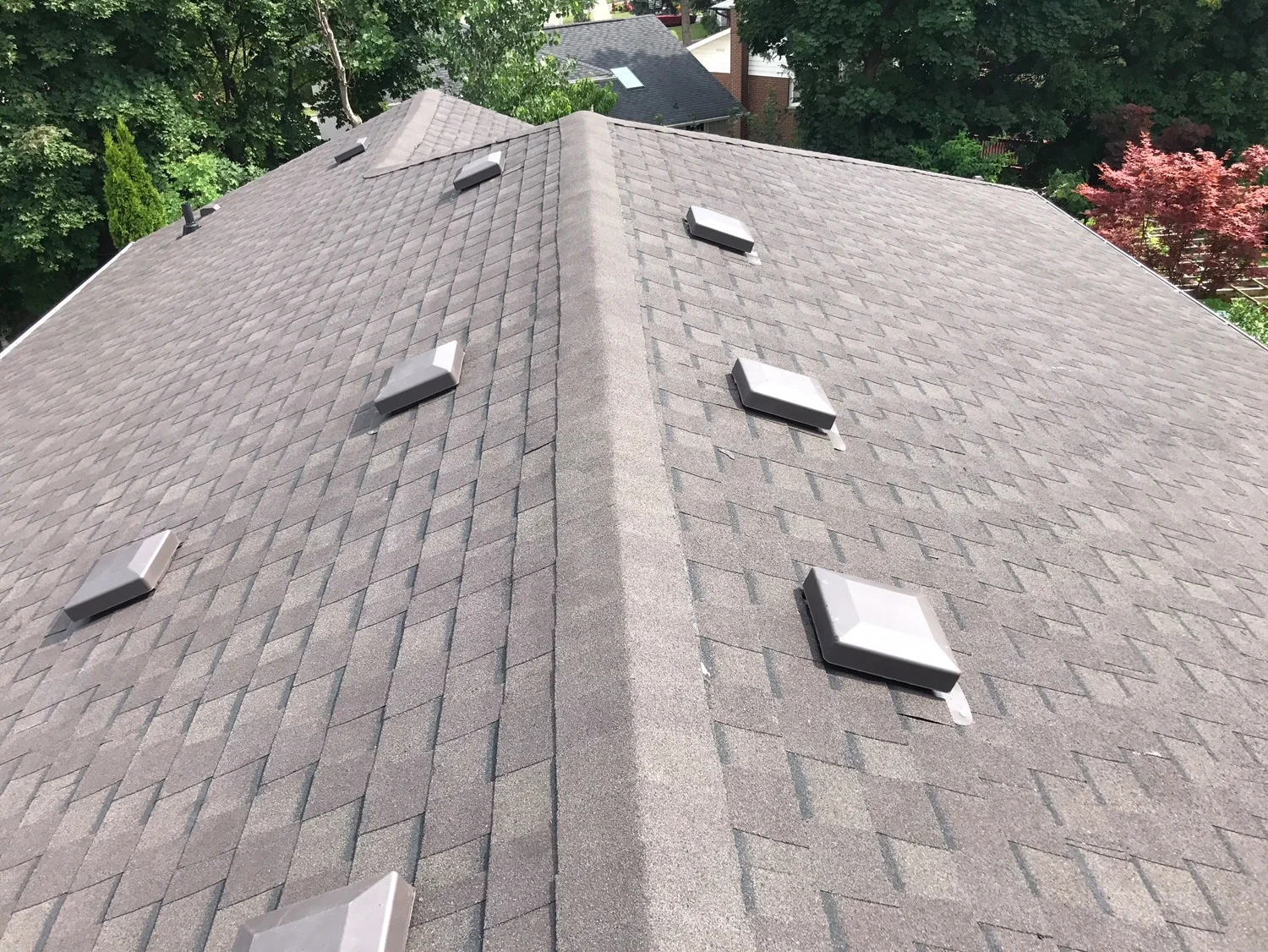 Shingle and roof vent install in Scarborough