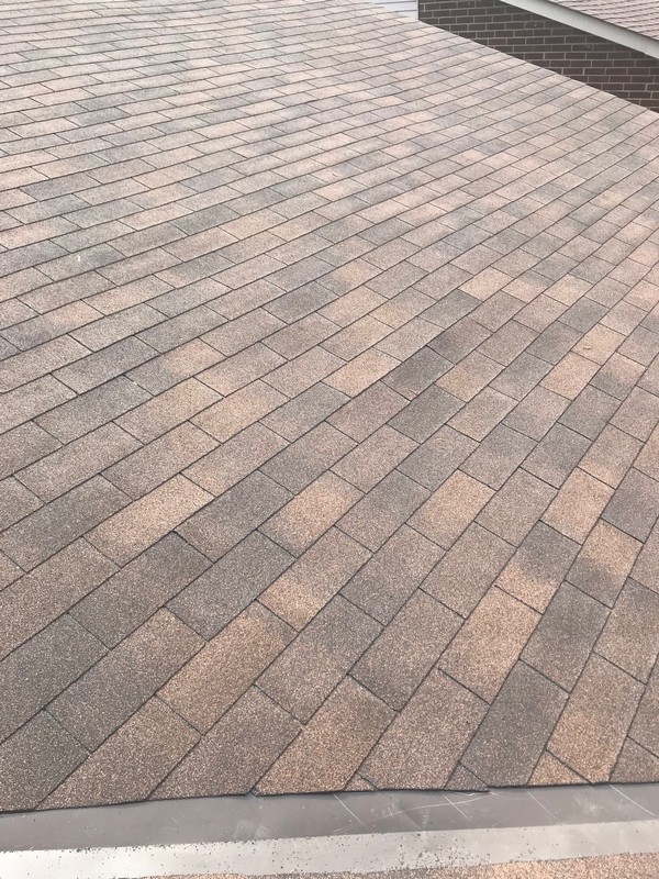 New asphalt shingle install on roof in Scarborough